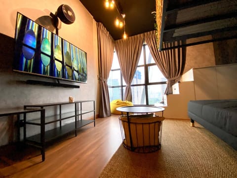 Communal lounge/ TV room, Bed, Living room, Bedroom