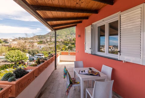 Property building, Patio, Spring, Day, Natural landscape, View (from property/room), Balcony/Terrace, Seating area, Dining area, Mountain view