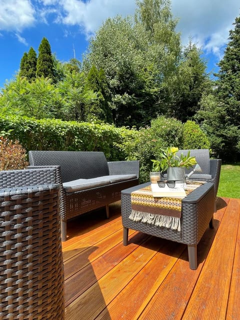 Patio, Balcony/Terrace, Garden view