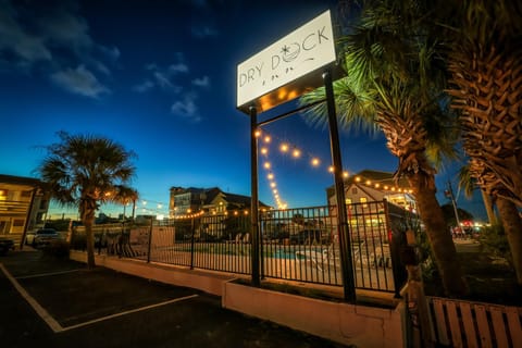 Property building, Night, Street view