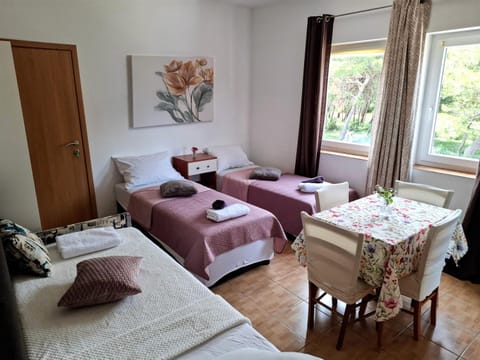 Bed, Living room, Seating area, Bedroom
