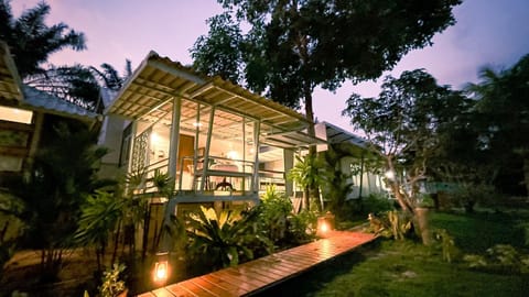 Property building, Garden view