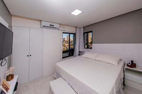 Bed, TV and multimedia, Bedroom, wardrobe, air conditioner