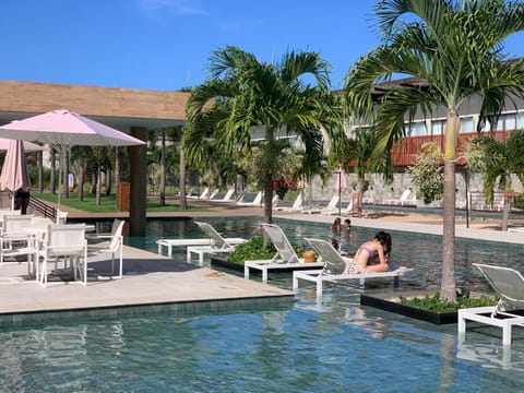 Spring, Day, People, Natural landscape, Pool view, Swimming pool, group of guests, sunbed