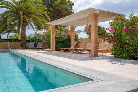 Pool view, sunbed