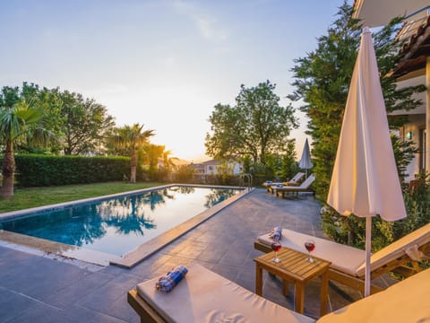 Natural landscape, Pool view, Swimming pool, Swimming pool, sunbed