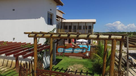 Property building, Facade/entrance, Day, Pool view