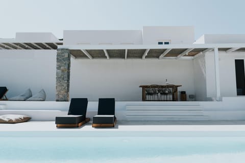 Patio, Day, Seating area, Pool view, Swimming pool, sunbed