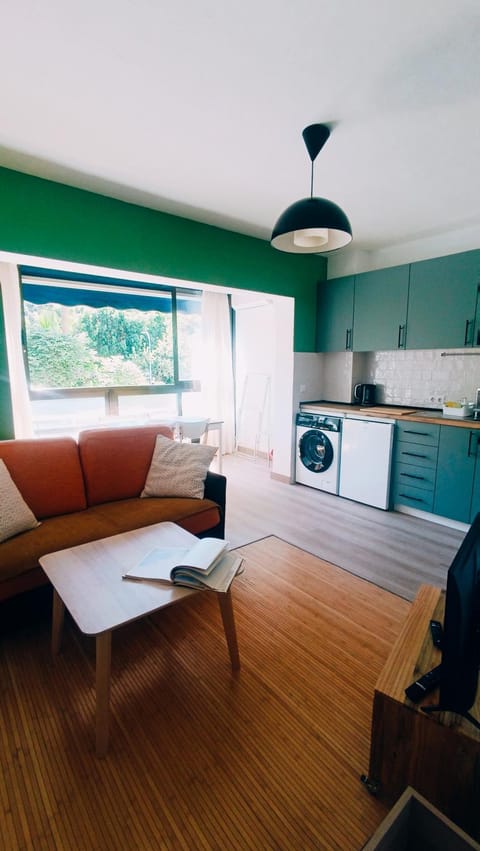 Living room, washing machine