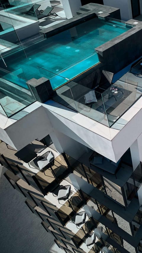 Property building, Bird's eye view, Swimming pool
