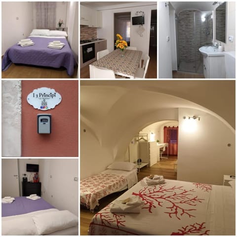 Bed, Bathroom, Kitchen or kitchenette, Bedroom, towels
