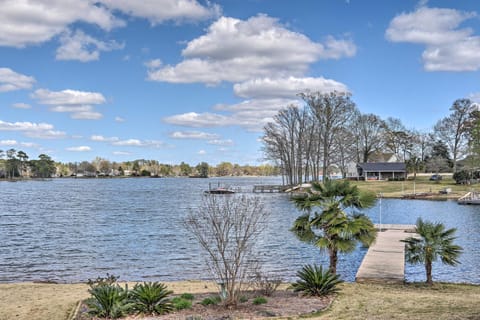Quiet Lakefront Retreat with Boat Ramp and 2 Docks House in Leesville