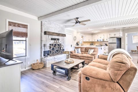 Dock and Lake Access! Updated Cottage in Afton House in Ozark Mountains