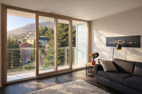 View (from property/room), Living room, Seating area, Mountain view