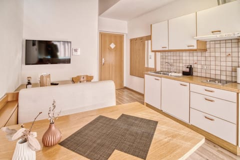 Kitchen or kitchenette, stove, kitchen