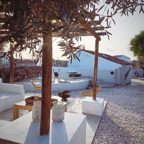 Garden, Balcony/Terrace, Garden view, fireplace