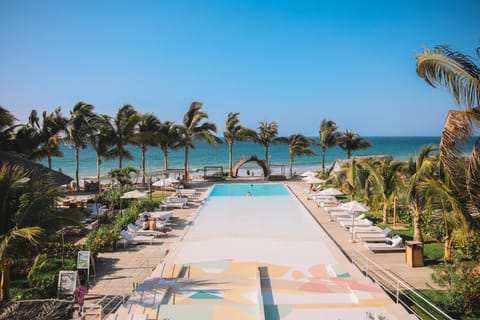 Pool view, Sea view, Swimming pool