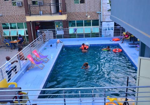 Children play ground, Pool view, Swimming pool, Swimming pool, group of guests
