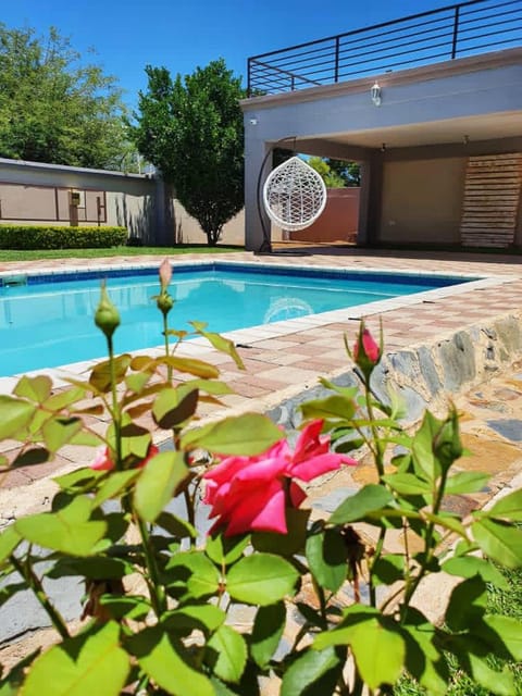 Patio, Garden view, Swimming pool