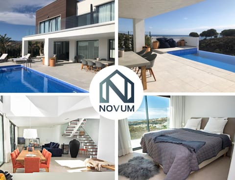 Property building, Patio, Living room, Dining area, Bedroom, Sea view, Swimming pool