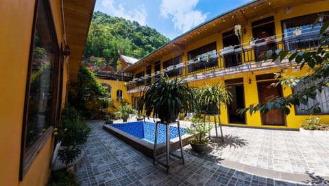 Property building, Natural landscape, Pool view