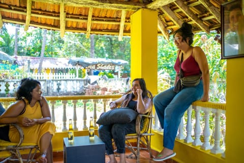 People, Balcony/Terrace, group of guests