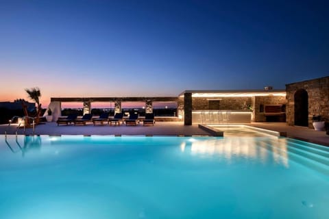 Night, Swimming pool