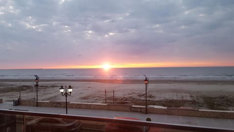 Beach, Sea view, Sunrise