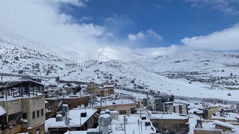 Natural landscape, Winter, Mountain view