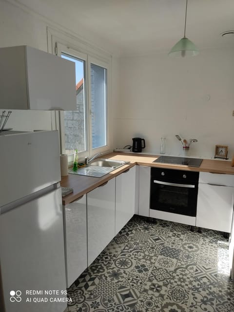 Appart Le Crotoy Bécassine 50mètres Plage,centre. Apartment in Le Crotoy