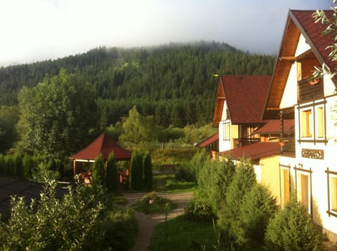Property building, Natural landscape, Mountain view