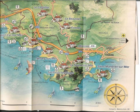 Appartement 4 personnes 5mn plage Piscine wifi parking Apartment in La Seyne-sur-Mer