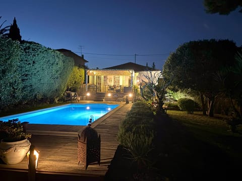Property building, Garden, Garden view, Swimming pool