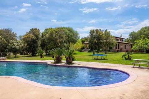 Property building, Living room, Swimming pool