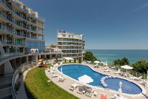 Property building, Pool view, Sea view, Swimming pool