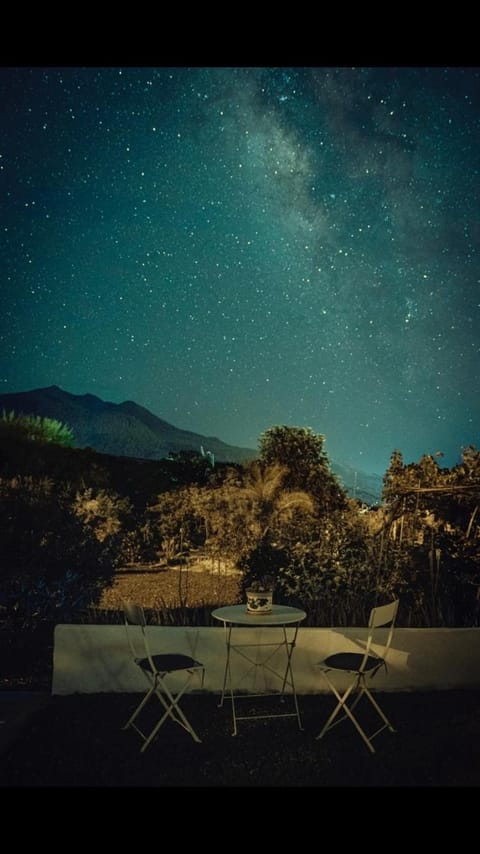 Night, Natural landscape, Mountain view