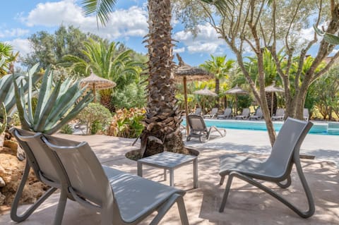 Property building, Living room, Swimming pool