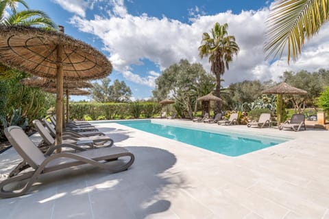 Property building, Living room, Swimming pool