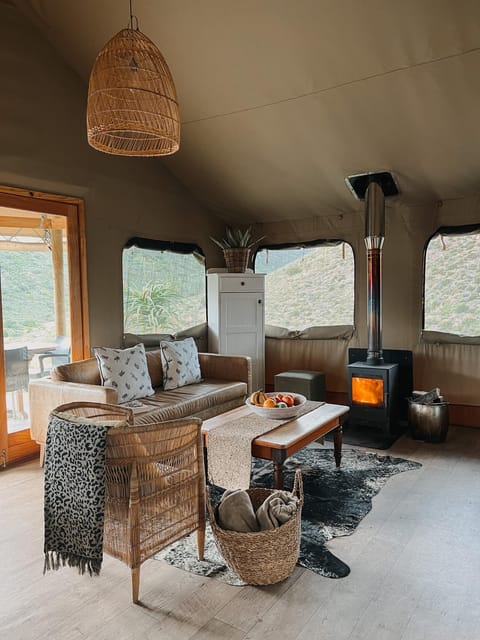 Grysbokkloof Private Nature reserve luxury Glamping 6km from Montagu Luxury tent in Western Cape