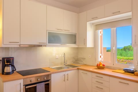 Coffee/tea facilities, oven, stove