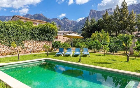 Property building, Living room, Swimming pool