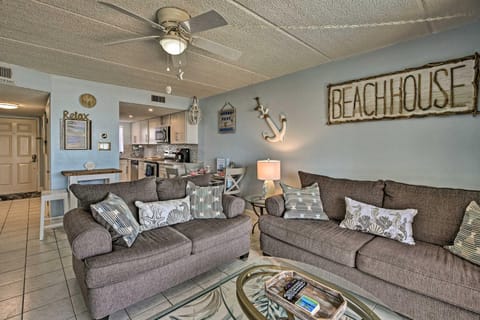 Oceanfront Ormond Beach Getaway with Balcony! Apartment in Ormond By The Sea