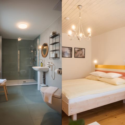 Bed, Bathroom, Photo of the whole room
