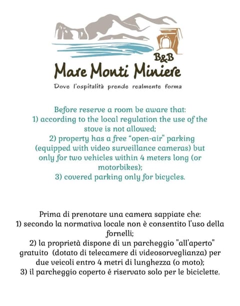 B&B Mare Monti Miniere Bed and Breakfast in Sardinia