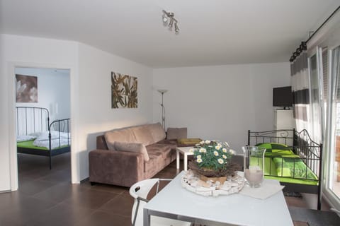 Living room, Dining area, Bedroom