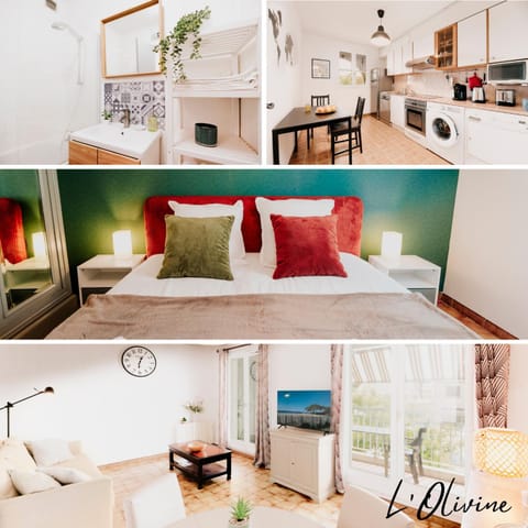 Patio, Bed, Summer, Kitchen or kitchenette, Living room, Photo of the whole room, Dining area, Bedroom, Street view, Family, Parking, flat iron, internet, towels, kitchen, air conditioner