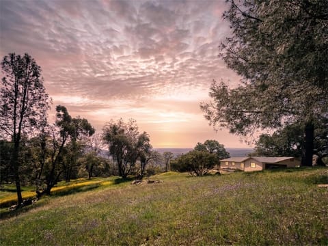 Property building, Spring, Day, Natural landscape, Mountain view, Sunset