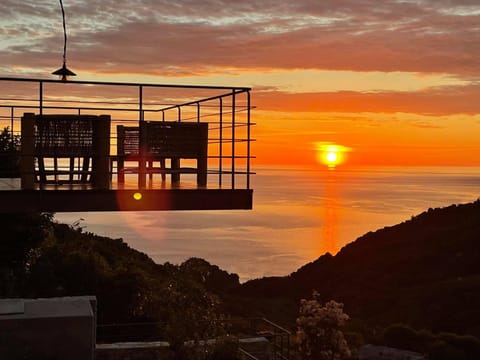 Patio, Natural landscape, Sunrise
