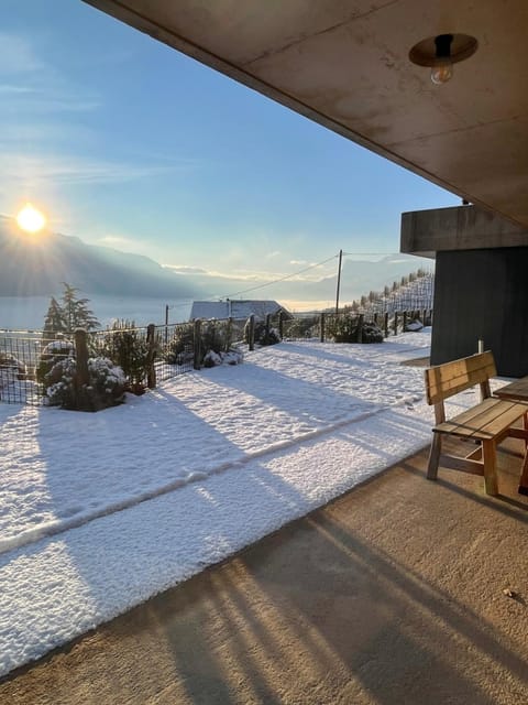 Winter, View (from property/room), Balcony/Terrace