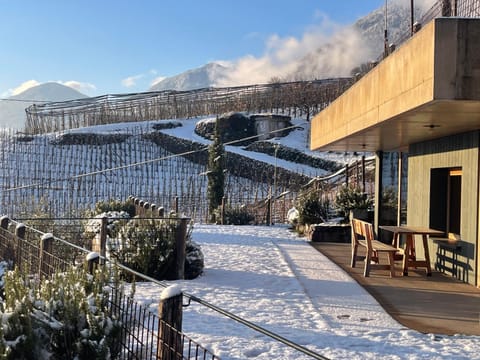 Property building, Natural landscape, Winter, Balcony/Terrace